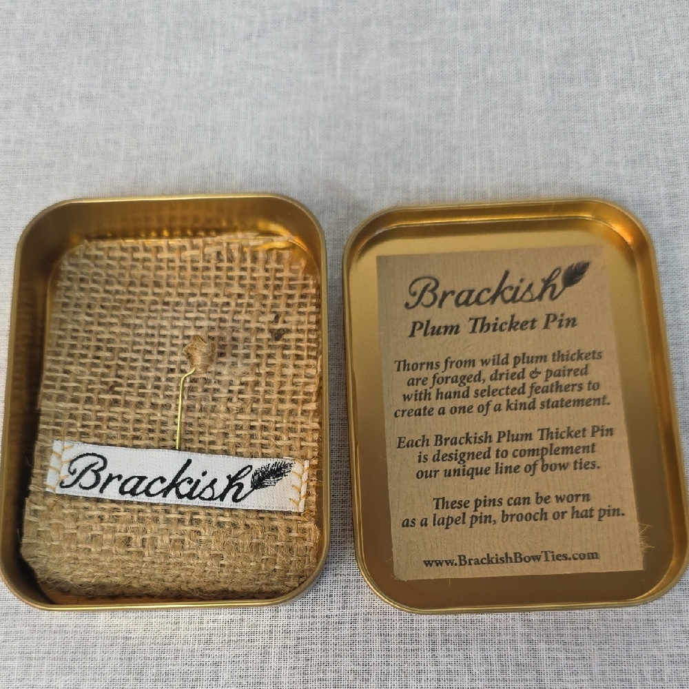 Brackish Gold Plum Thicket Pin